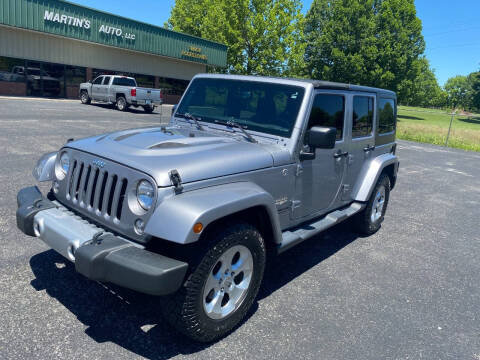 2015 Jeep Wrangler Unlimited for sale at Martin's Auto in London KY