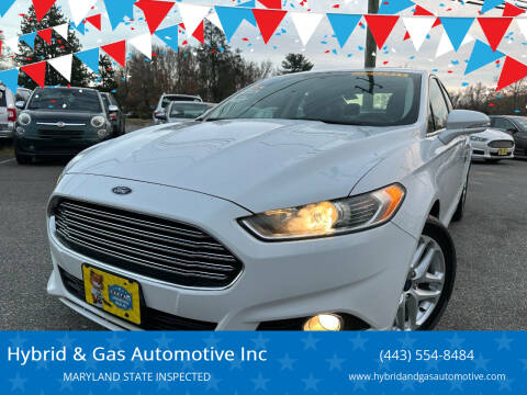 2015 Ford Fusion for sale at Hybrid & Gas Automotive Inc in Aberdeen MD