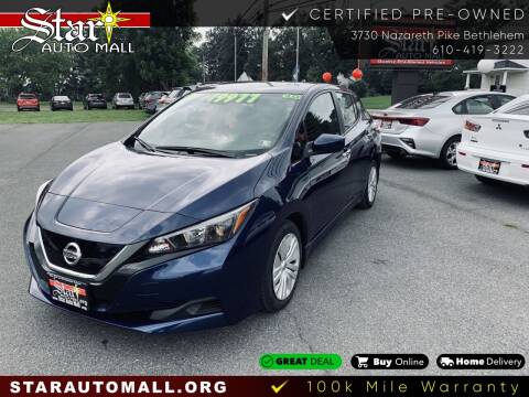 2021 Nissan LEAF for sale at Star Auto Mall in Bethlehem PA