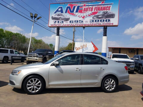 2012 Volkswagen Jetta for sale at ANF AUTO FINANCE in Houston TX