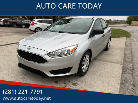 2016 Ford Focus for sale at AUTO CARE TODAY in Spring TX