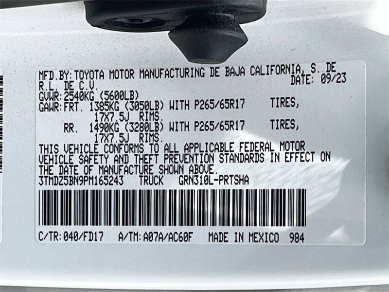 2023 Toyota Tacoma TRD Sport