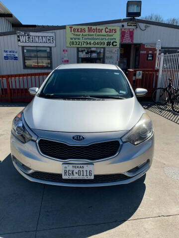 2014 Kia Forte for sale at TEXAS MOTOR CARS in Houston TX