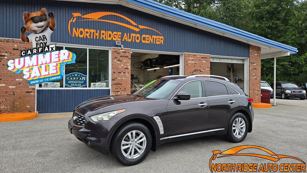 2010 INFINITI FX35 for sale at North Ridge Auto Center LLC in Madison, OH