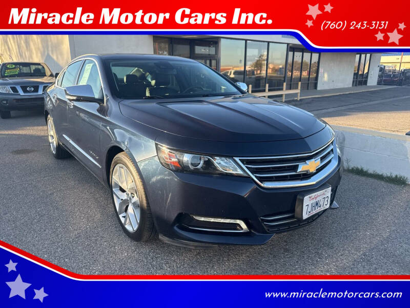 2015 Chevrolet Impala for sale at Miracle Motor Cars Inc. in Victorville CA