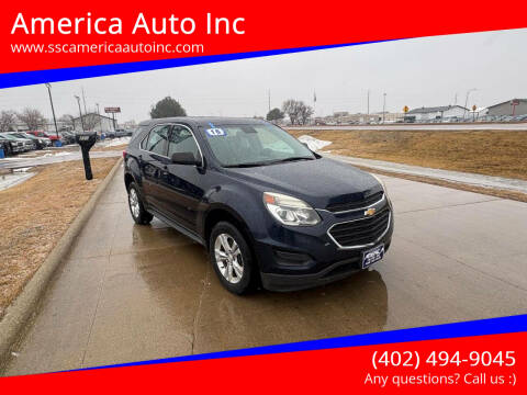 2016 Chevrolet Equinox for sale at America Auto Inc in South Sioux City NE