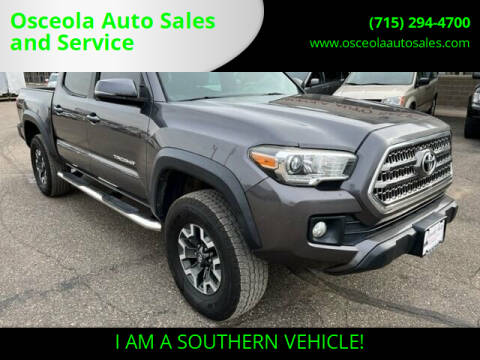 2016 Toyota Tacoma for sale at Osceola Auto Sales and Service in Osceola WI