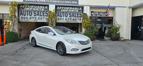 2013 Hyundai Azera for sale at Affordable Imports Auto Sales in Murrieta CA