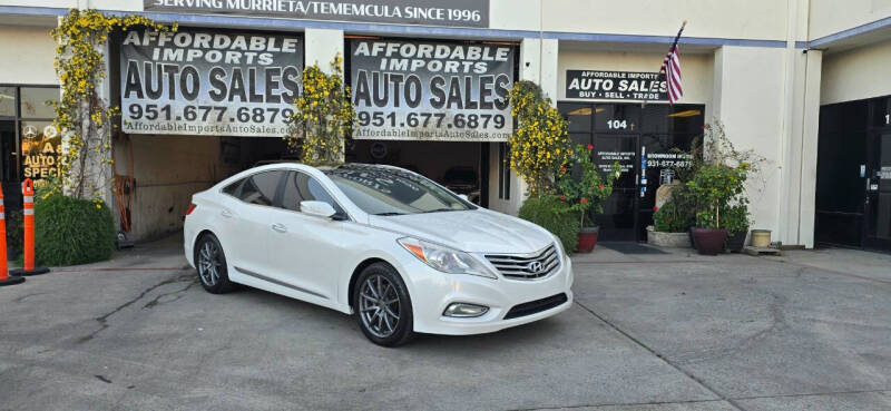 2013 Hyundai Azera for sale at Affordable Imports Auto Sales in Murrieta CA