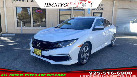 2020 Honda Civic for sale at JIMMY'S AUTO WHOLESALE in Brentwood CA