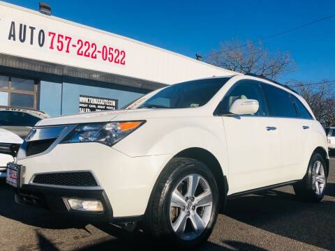 2011 Acura MDX for sale at Trimax Auto Group in Norfolk VA