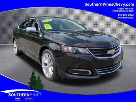 2017 Chevrolet Impala for sale at PHIL SMITH AUTOMOTIVE GROUP - SOUTHERN PINES GM in Southern Pines NC