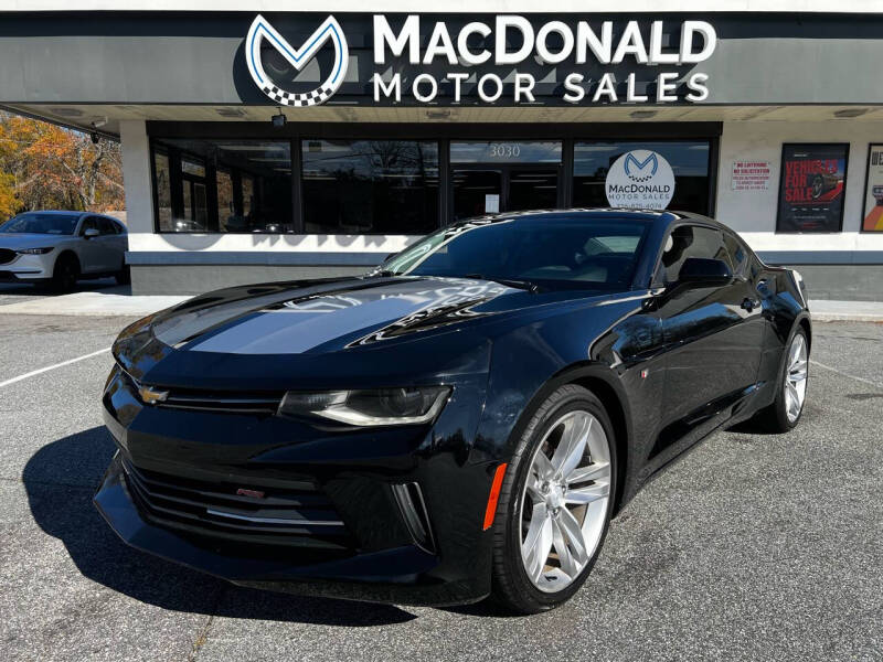 2017 Chevrolet Camaro for sale at MacDonald Motor Sales in High Point NC