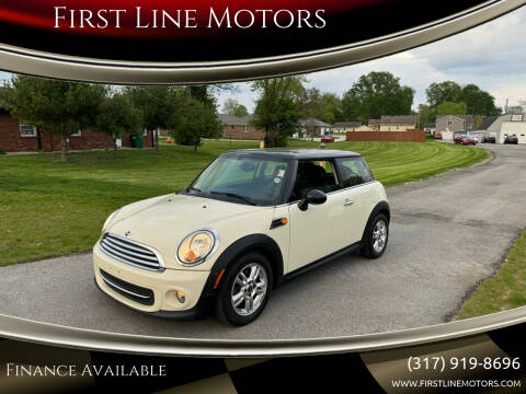 2013 MINI Hardtop for sale at First Line Motors in Brownsburg IN