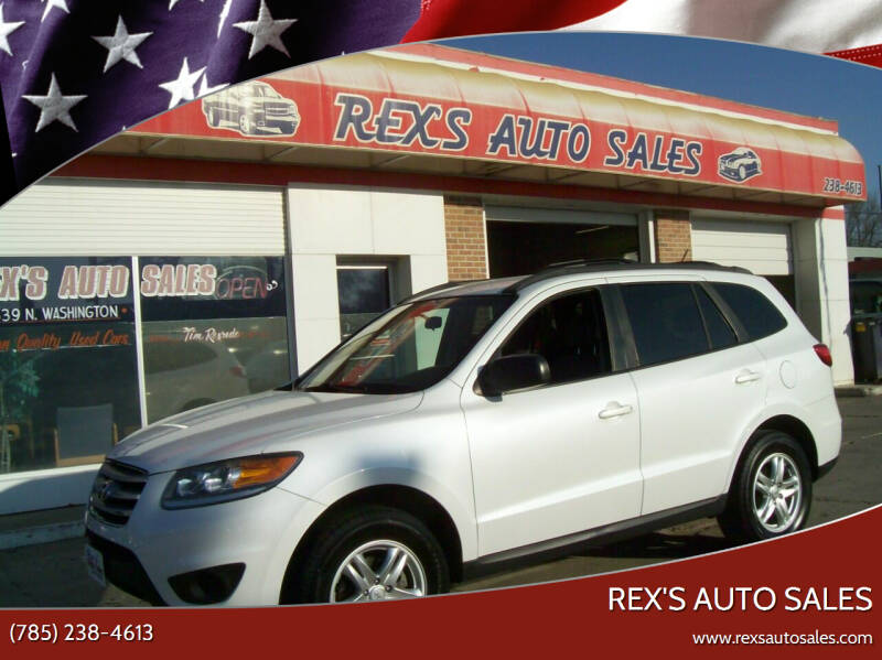 2012 Hyundai Santa Fe for sale at Rex's Auto Sales in Junction City KS