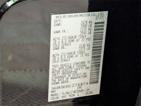 2025 Nissan Pathfinder SV