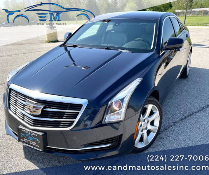 2015 Cadillac ATS for sale at E and M Auto Sales in Elgin IL