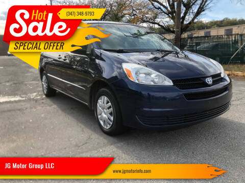 2005 Toyota Sienna for sale at JG Motor Group LLC in Hasbrouck Heights NJ