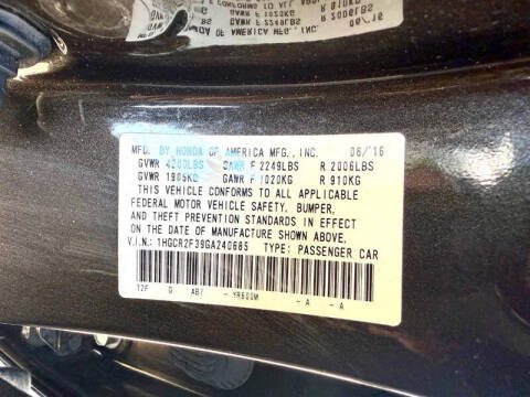 2016 Honda Accord LX