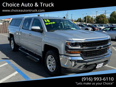 2018 Chevrolet Silverado 1500 for sale at Choice Auto & Truck in Sacramento CA