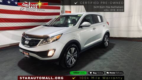 2012 Kia Sportage for sale at STAR AUTO MALL 512 in Bethlehem PA