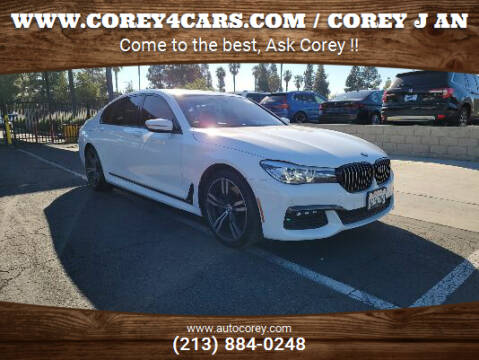 2018 BMW 7 Series for sale at WWW.COREY4CARS.COM / COREY J AN in Los Angeles CA