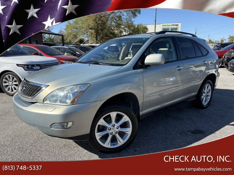 2009 Lexus RX 350 for sale at CHECK AUTO, INC. in Tampa FL