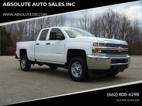 2016 Chevrolet Silverado 2500HD for sale at ABSOLUTE AUTO SALES INC in Corinth MS