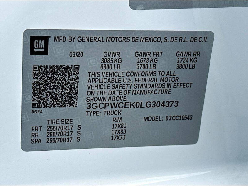 2020 Chevrolet Silverado 1500