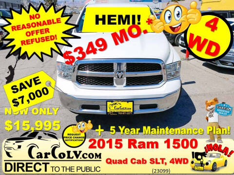 2015 RAM 1500 for sale at The Car Company - 349 monthly payments in Las Vegas NV