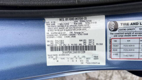 2010 Ford Fusion Sport