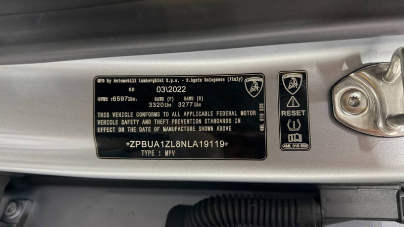 2022 Lamborghini Urus