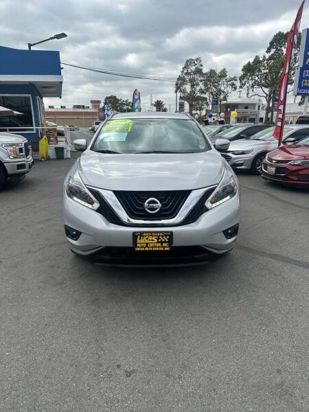 2018 Nissan Murano for sale at Lucas Auto Center 2 in South Gate CA