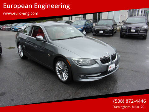 2013 BMW 3 Series for sale at European Engineering in Framingham MA