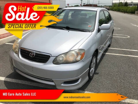 2008 Toyota Corolla for sale at MD Euro Auto Sales LLC in Hasbrouck Heights NJ