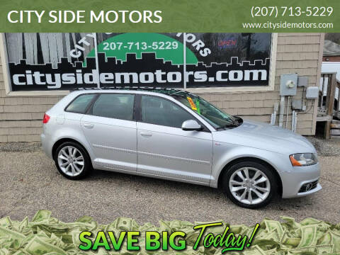 2012 Audi A3 for sale at CITY SIDE MOTORS in Auburn ME