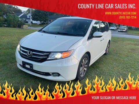 2016 Honda Odyssey for sale at County Line Car Sales Inc. in Delco NC
