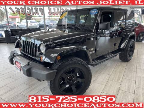 2013 Jeep Wrangler Unlimited for sale at Your Choice Autos - Joliet in Joliet IL