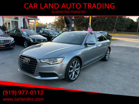 2013 Audi A6 for sale at CAR LAND  AUTO TRADING in Raleigh NC