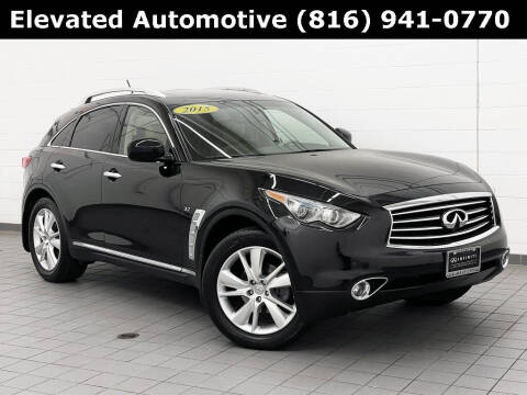 2015 Infiniti QX70 for sale at Elevated Automotive in Merriam KS