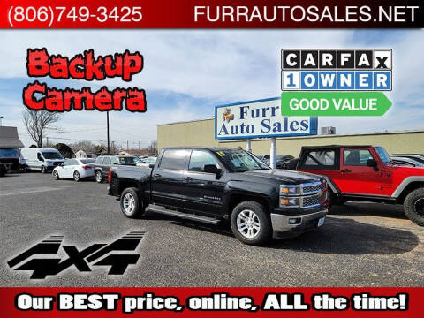 2015 Chevrolet Silverado 1500 for sale at FURR AUTO SALES in Lubbock TX