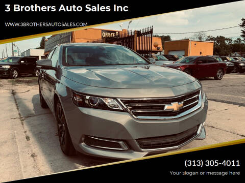 2018 Chevrolet Impala for sale at 3 Brothers Auto Sales Inc in Detroit MI