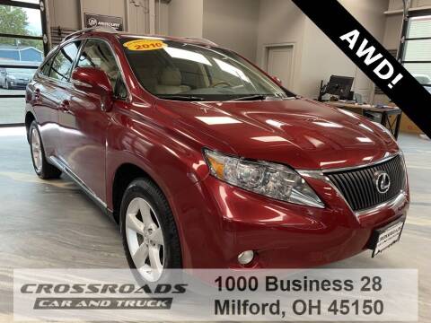 2010 Lexus RX 350 for sale at Crossroads Car & Truck in Milford OH