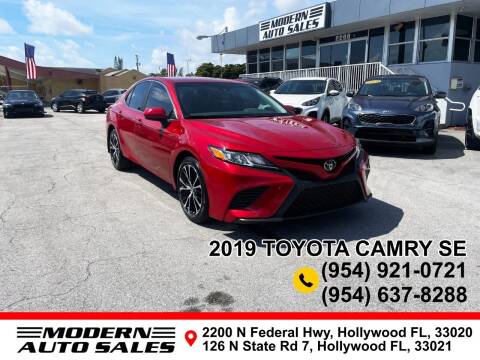 2019 Toyota Camry for sale at Modern Auto Sales in Hollywood FL