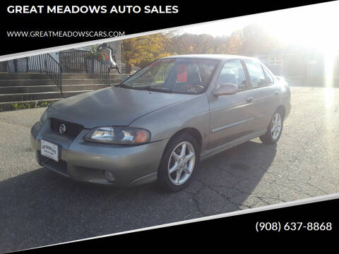 2002 Nissan Sentra for sale at GREAT MEADOWS AUTO SALES in Great Meadows NJ