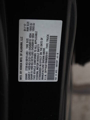 2017 Honda Ridgeline RTL-E