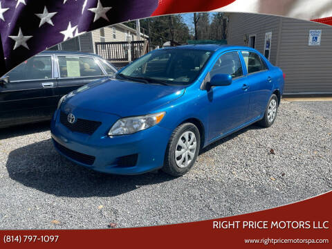 2010 Toyota Corolla for sale at Right Price Motors LLC in Cranberry PA