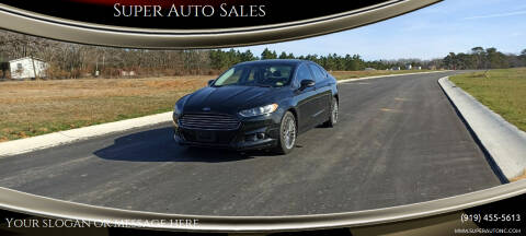 2014 Ford Fusion for sale at Super Auto Sales in Fuquay Varina NC