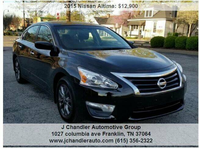 2015 Nissan Altima for sale at Franklin Motorcars in Franklin TN