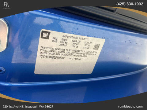 2016 Chevrolet Corvette Stingray